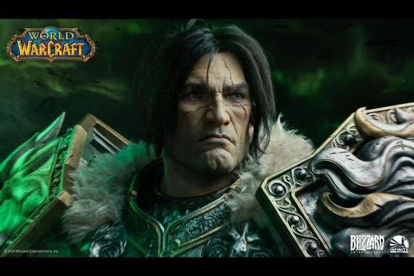 World of Warcraft Life Size Bust 1/1 Varian Wrynn 120 cm 12