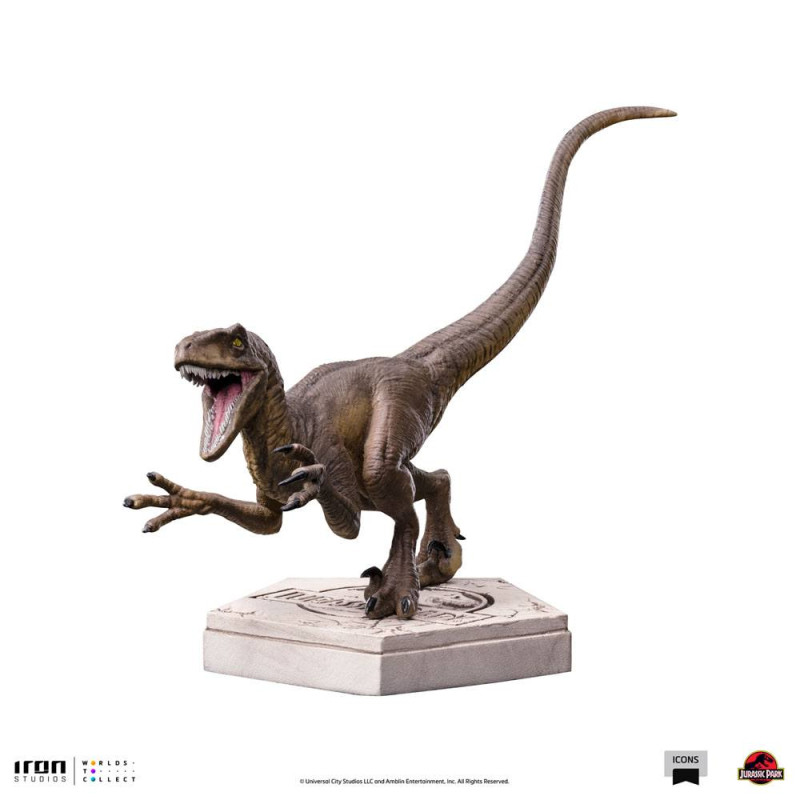 Jurassic World Icons Statue Velociraptor A 9 cm 10