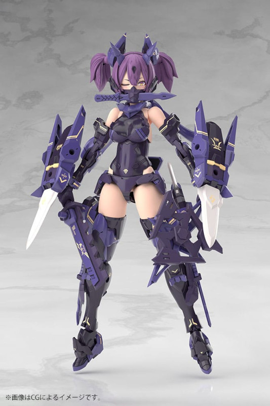 Megami Device Plastic Model Kit 1/1 Asra Ninja Kaname Shadow Edition Full Package 14 cm 4