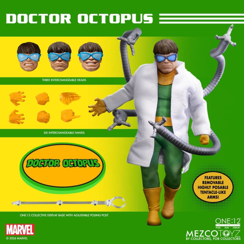Marvel Comics One:12 Collective Action Figure 1/12 Doctor Octopus 16 cm 4
