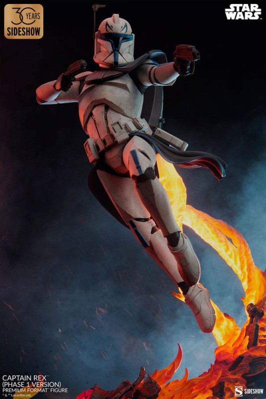 Star Wars Premium Format Figure Captain Rex (Phase 1 Version) Sideshow Exclusive 68 cm 2