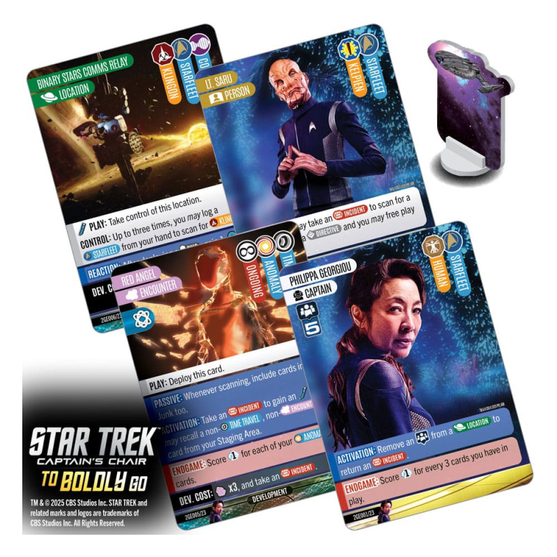 Star Trek: Captain's Chair Card Game To Boldly Go *English Version* 9