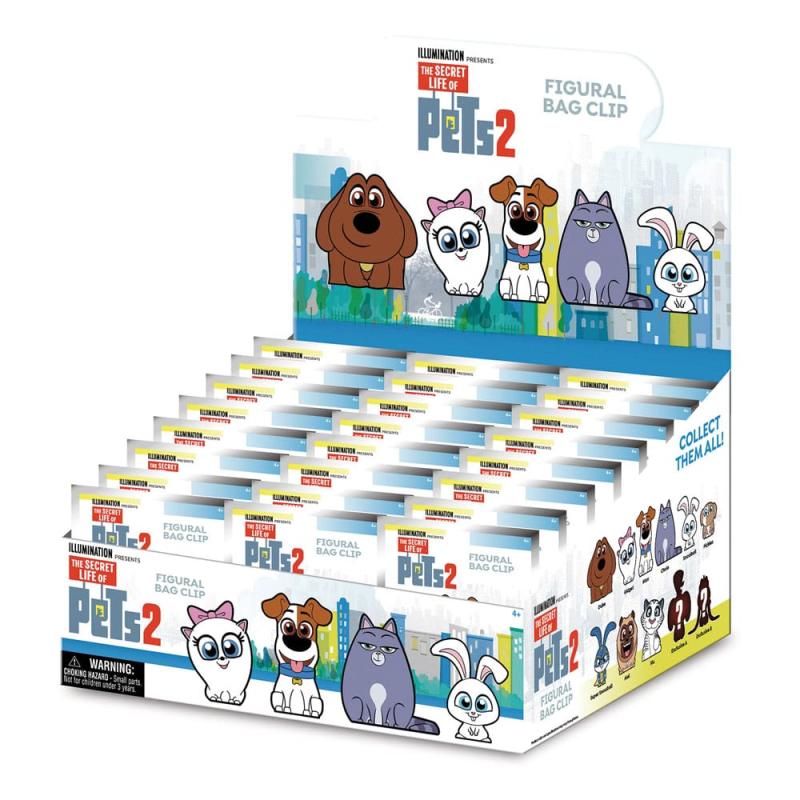 The Secret Life of Pets 3D PVC Bag Clips Series 1 Display (24) 2