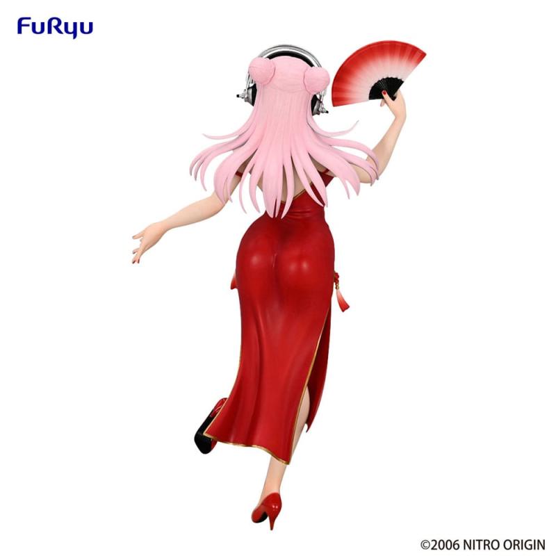 Super Sonico Trio-Try-iT PVC Statue China Dress Ver. 21 cm