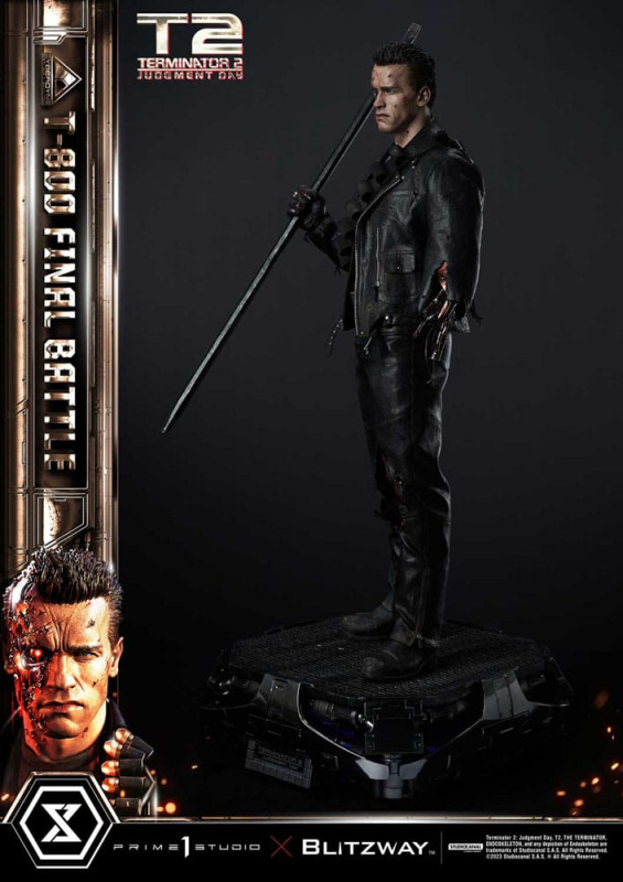 Terminator 2 Museum Masterline Series Statue 1/3 T-800 Final Battle Regular Version 75 cm 8