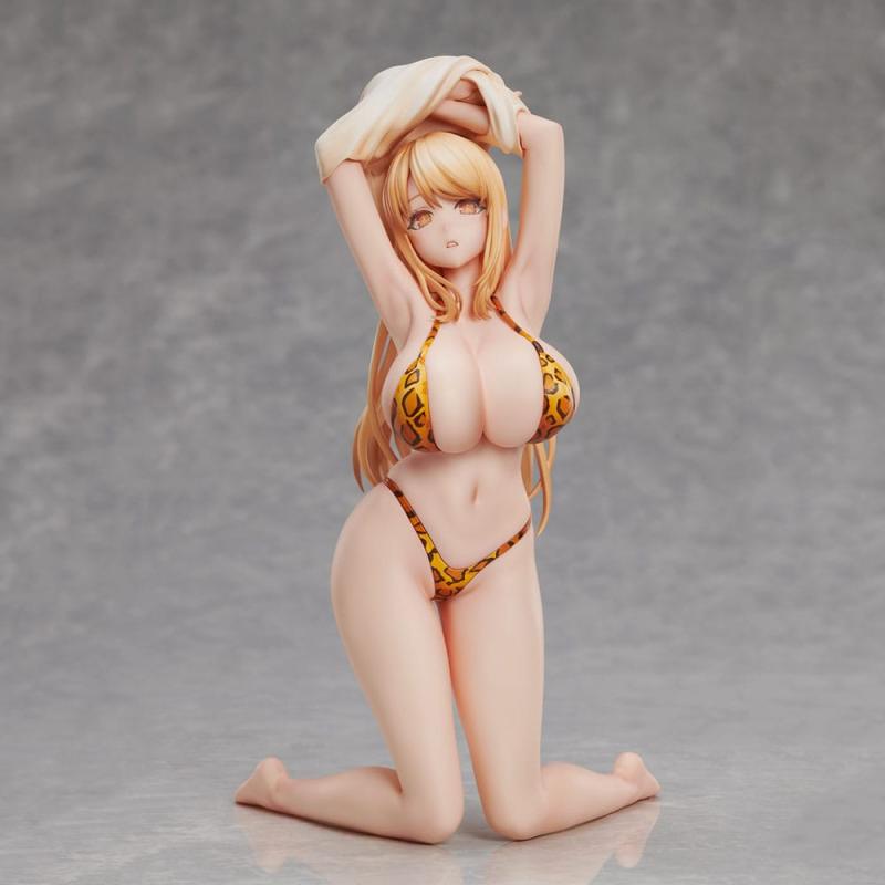 POPQN Illustration PVC Statue Leopard print Swimsuit 21 cm