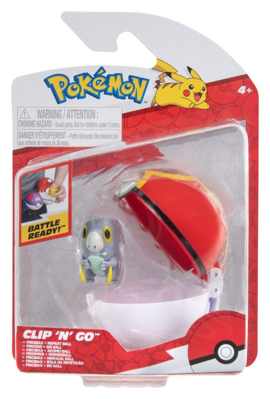 Pokémon Clip 'n' Go Action Figure Wave 21 Frigibax & Repeat Ball 4