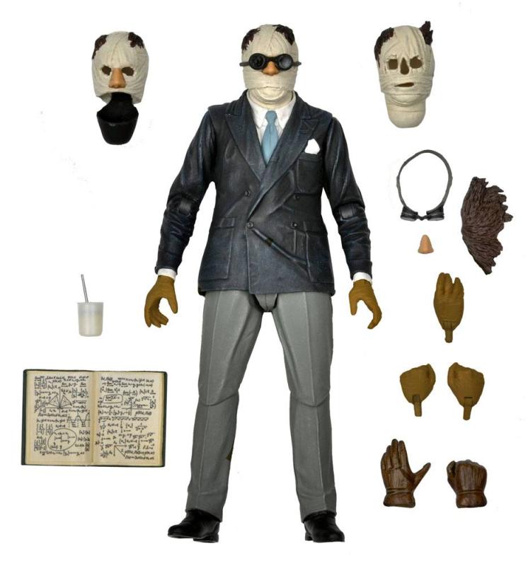 Universal Monsters: The Invisible Man 18 cm Action Figure Ultimate - Neca