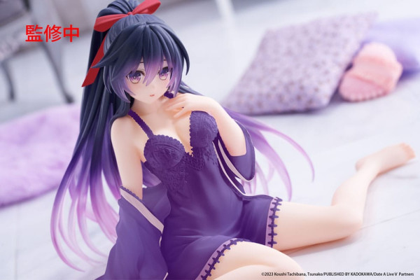 Date A Live V PVC Statue Desktop Cute Figure Tohka Yatogami Nightwear Ver. Renewal 13 cm 2