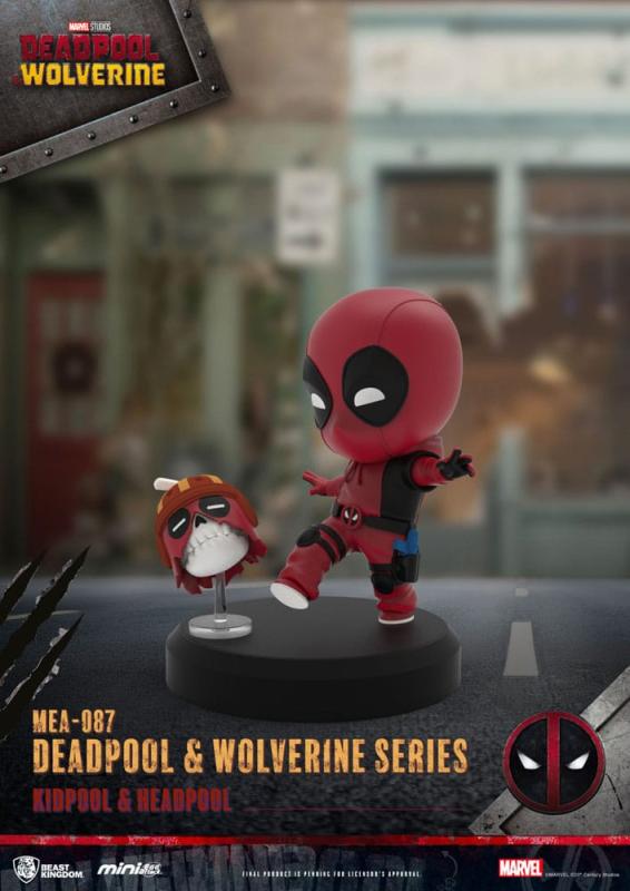 Deadpool 3 Deadpool & Wolverine Series Mini Egg Attack Figures Set 8 cm