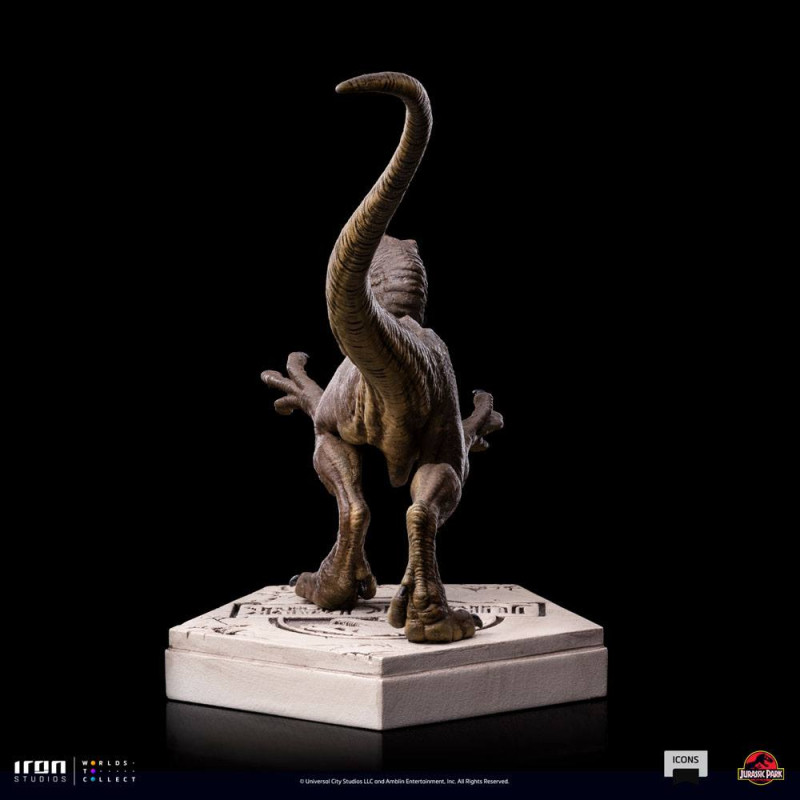 Jurassic World Icons Statue Velociraptor A 9 cm 4
