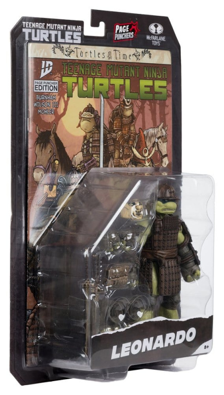 Teenage Mutant Ninja Turtles Page Punchers Action Figure Leonardo (Turtles in Time) 13 cm 8