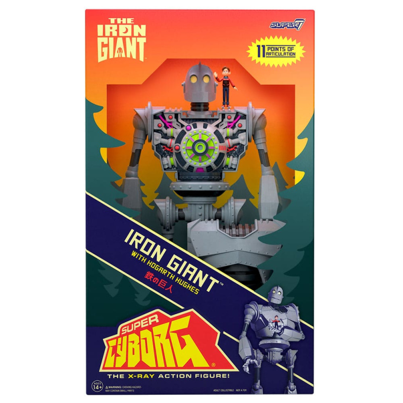 The Iron Giant Super Cyborg Action Figure Iron Giant (Full Color) 28 cm 2