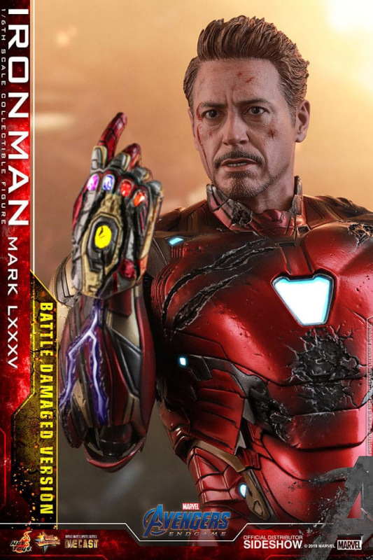 Avengers: Endgame Movie Masterpiece Diecast Action Figure 1/6 Iron Man Mark LXXXV (Battle Damaged Ve 7