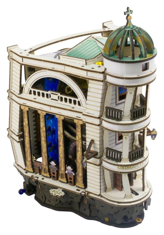 Harry Potter 3D Wooden Puzzle Gringotts Bank Marble Run 9
