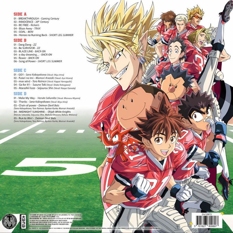 Eyeshield 21 Original Soundtrack Vinyl 2 x LP 1