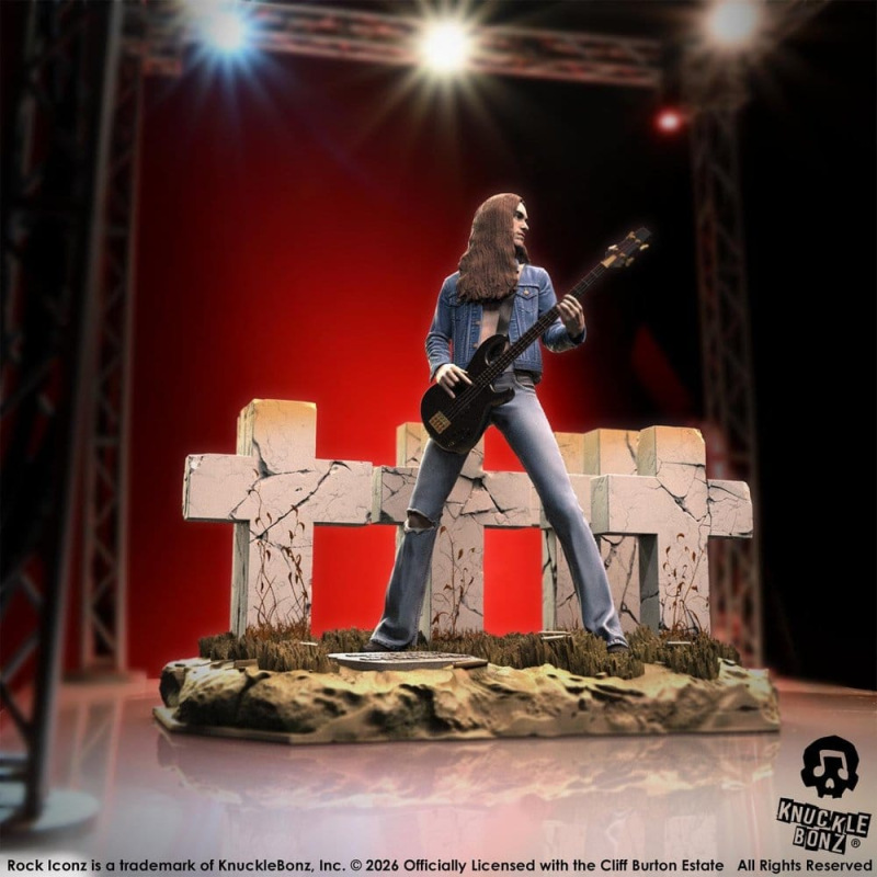 Metallica Rock Iconz Figure Cliff Burton III 21 cm 5