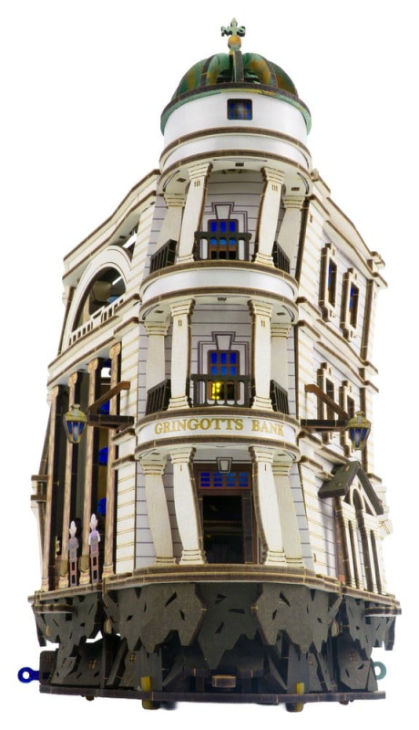 Harry Potter 3D Wooden Puzzle Gringotts Bank Marble Run 8