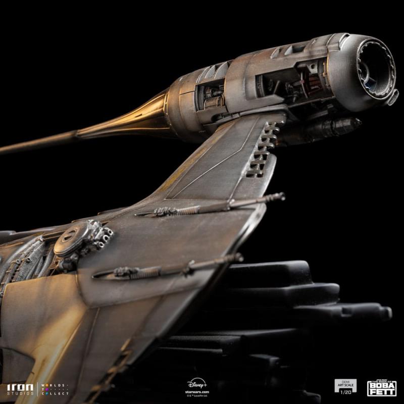 The Book of Boba Fett: Mando's N-1 Starfighter 1/20 Demi Art Scale Statue - Iron Studios