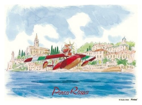 Porco Rosso Puzzle and easel Savoia water landing (150 pieces) 1