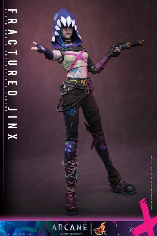Arcane Action Figure 1/6 Fractured Jinx 28 cm 1