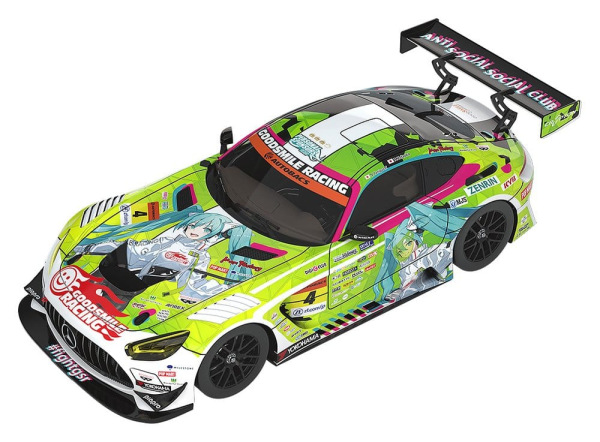 Hatsune Miku GT Project Vehicle 1/43 Good Smile Hatsune Miku AMG 2022 Season Opening Ver. 11 cm
