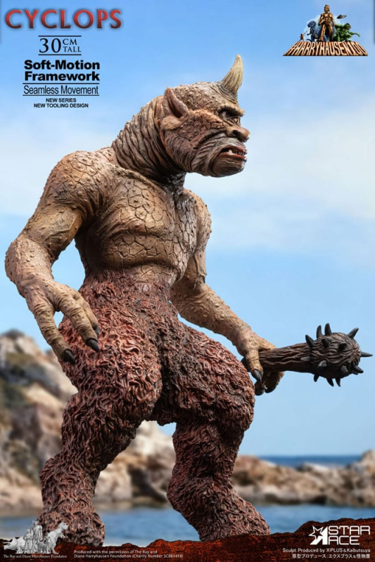 Ray Harryhausen Soft-Motion Series Statue Cyclops 30 cm 4