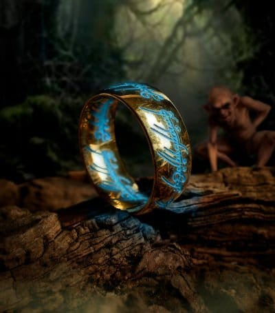 Lord of the Rings Replica One Ring Glow in the Dark 9