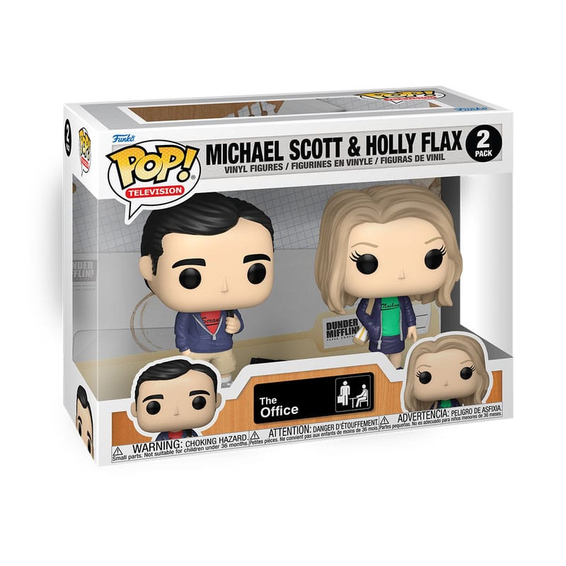 The Office POP! Television Vinyl Figures 2-Pack Michael & Holly 9 cm 1
