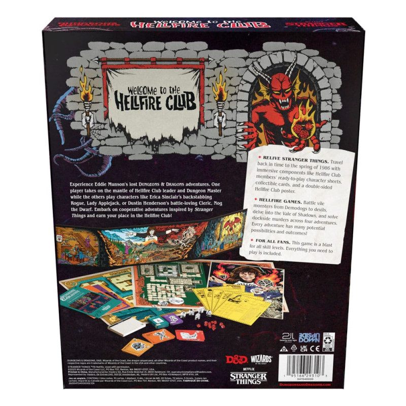 Dungeons & Dragons Board Game Stranger Things: Welcome to the Hellfire Club english 6