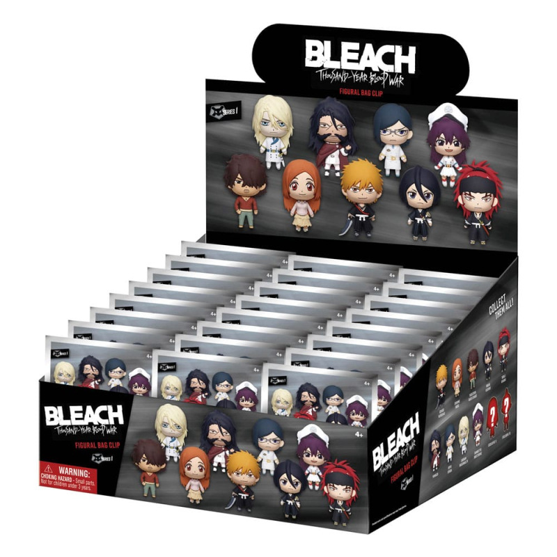 Bleach Thousand-Year Blood War 3D Foam Bag Clips Series 1 Display (24)