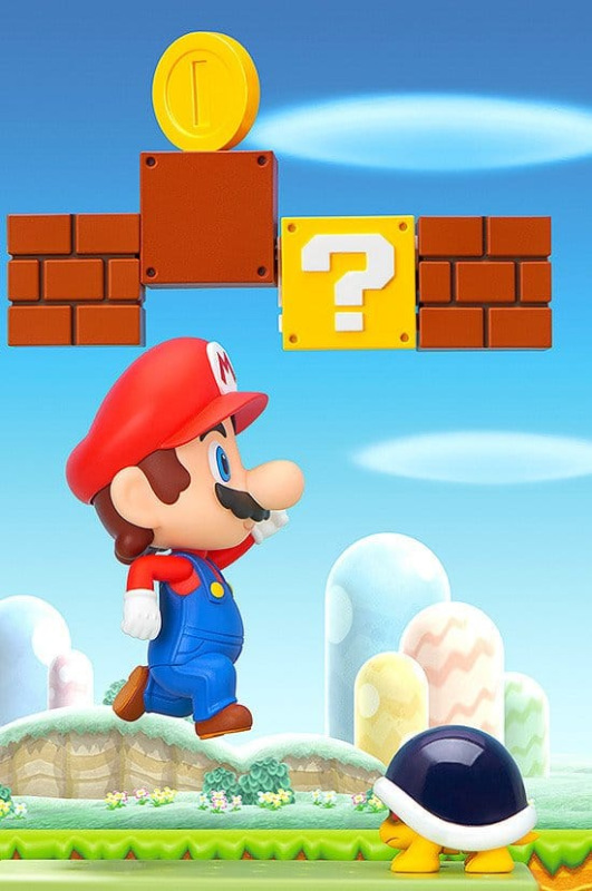 Super Mario Nendoroid Action Figure Mario 10cm 4