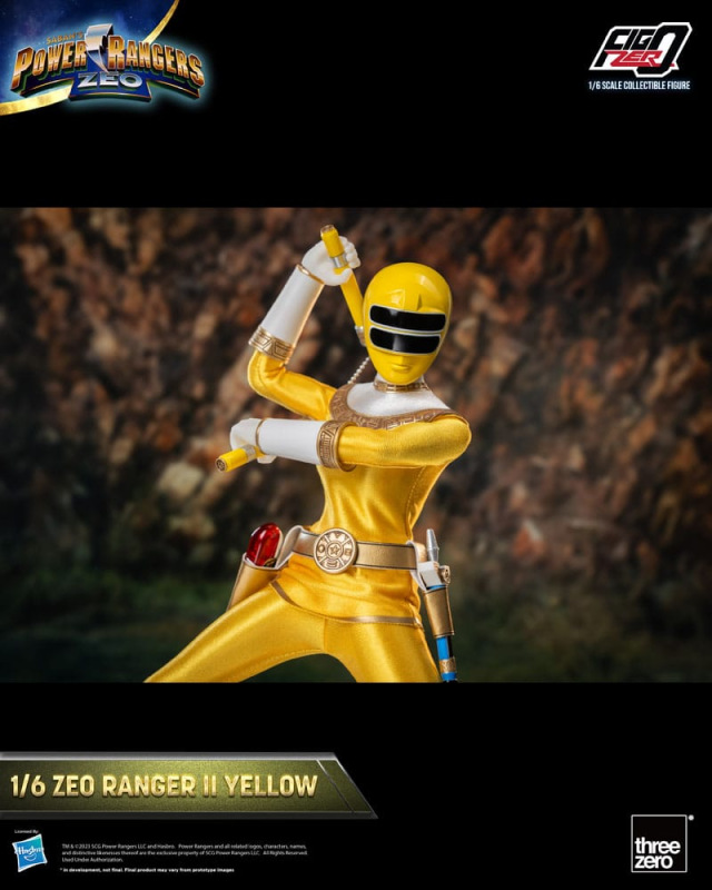 Power Rangers Zeo FigZero Action Figure 1/6 Ranger II Yellow 30 cm 9