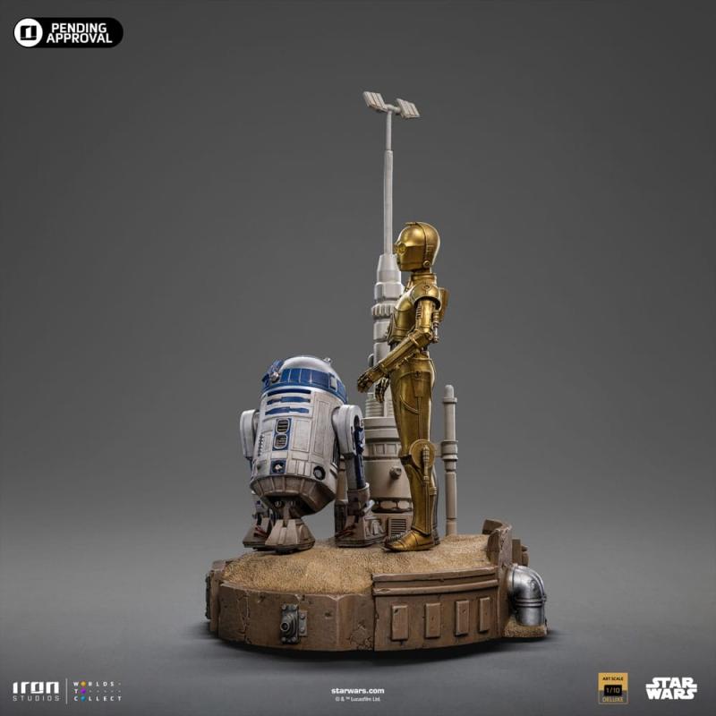 Star Wars Deluxe Art Scale Statue 1/10 C-3PO & R2D2 31 cm 3