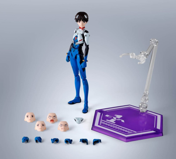 Evangelion S.H.Figuarts Action Figure Shinji Ikari 14 cm 8
