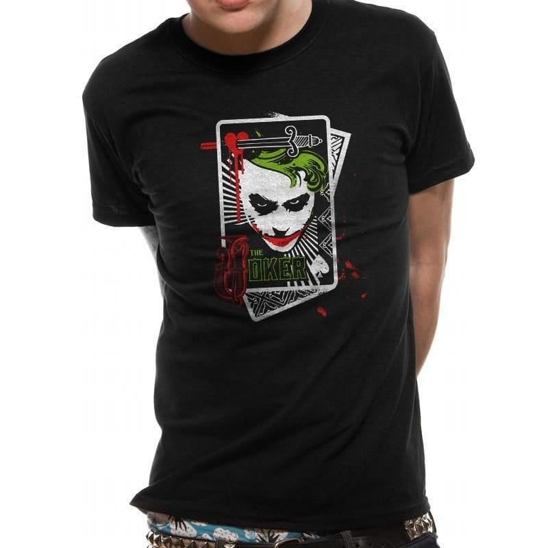 The Dark Knight T-Shirt Playing Card Size M 1