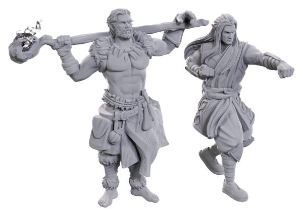 D&D Nolzur's Marvelous Miniatures Unpainted Miniatures 2-Pack Archdruid & Martial Arts Adept