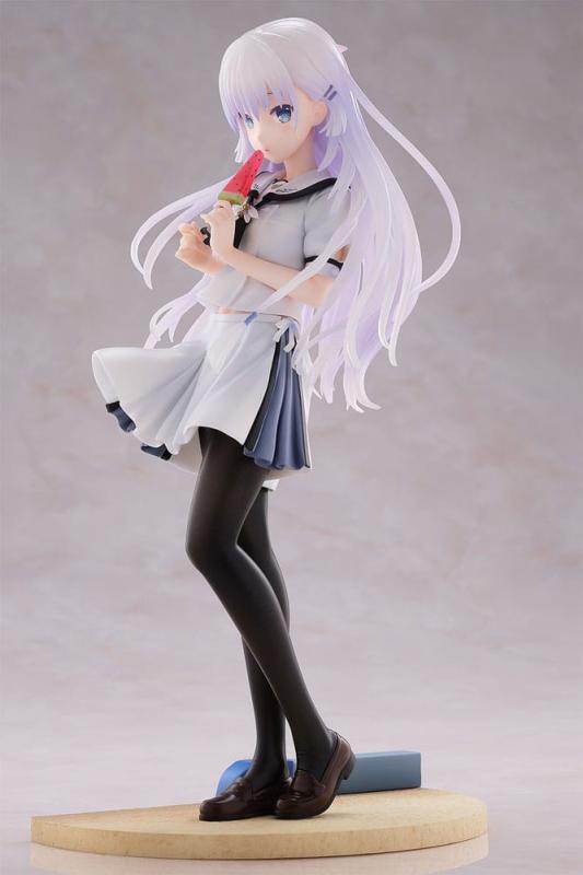 Summer Pockets REFLECTION BLUE PVC Statue 1/7 Shiroha Naruse 24 cm 5