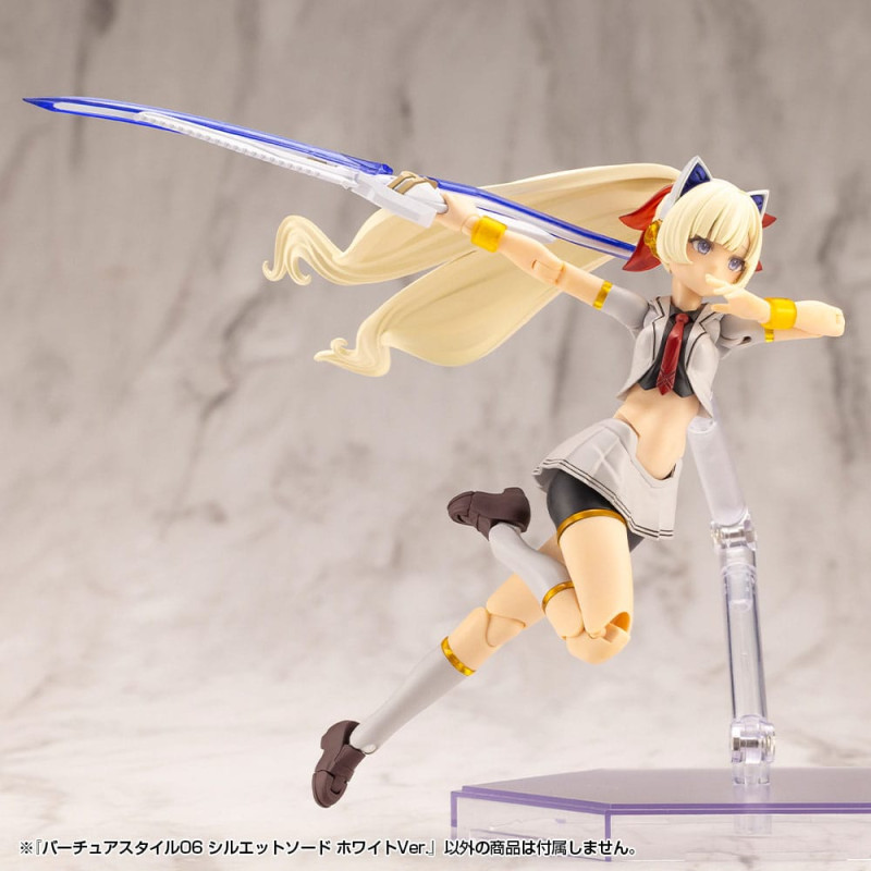 Kotobukiya M.S.G. Model Kit Accessory Set Virtuous Style 06 Silhouette Sword White Ver. 4