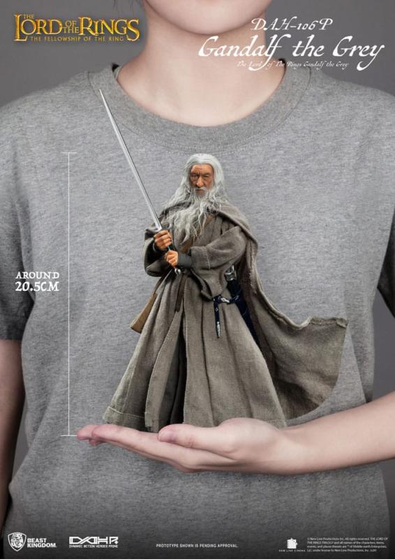 Lord of the Rings Dynamic 8ction Heroes Action Figure 1/9 Gandalf the Grey 21 cm