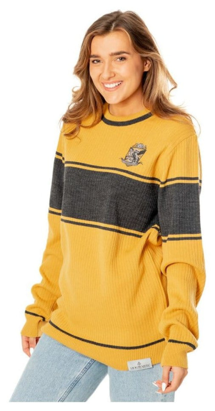 Harry Potter Kids Sweater Hufflepuff Varsity Size XXL 1