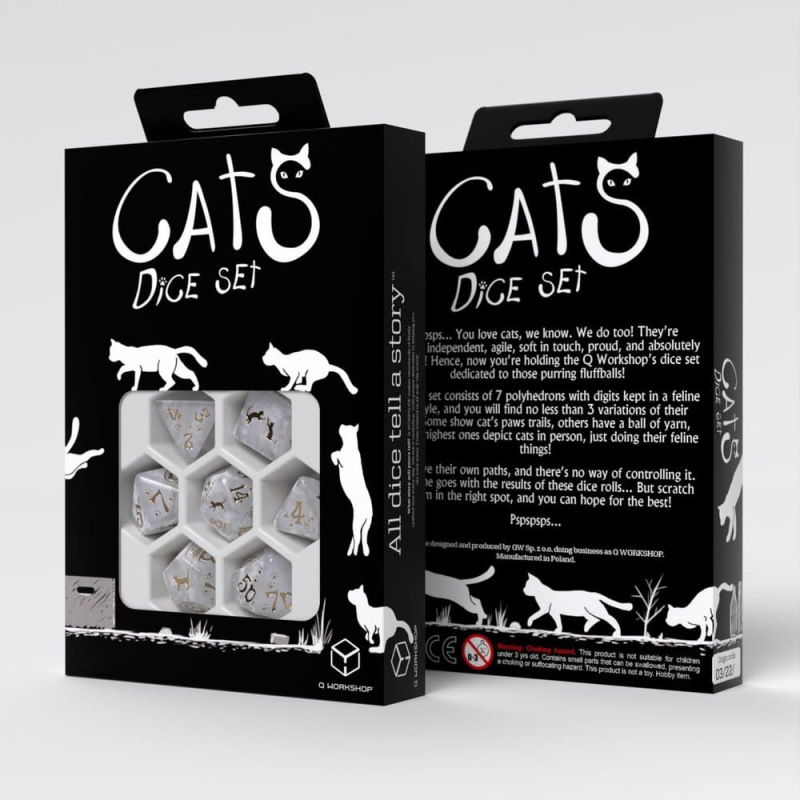 CATS Dice Set of 7 Purrl 1
