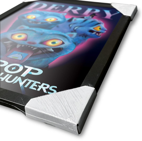 KPop Demon Hunters Collector Print Framed Poster Derpy 2