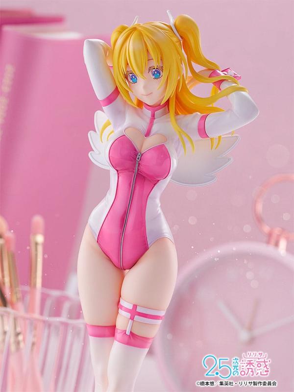 2.5 Dimensional Seduction PVC Statue 1/7 Liliel Angel School spin-off Training Suit/Ririsa 25 cm 12