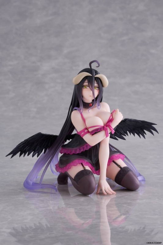 Overlord Desktop Cute PVC Figure Albedo (Negligee ver.) 13 cm 4
