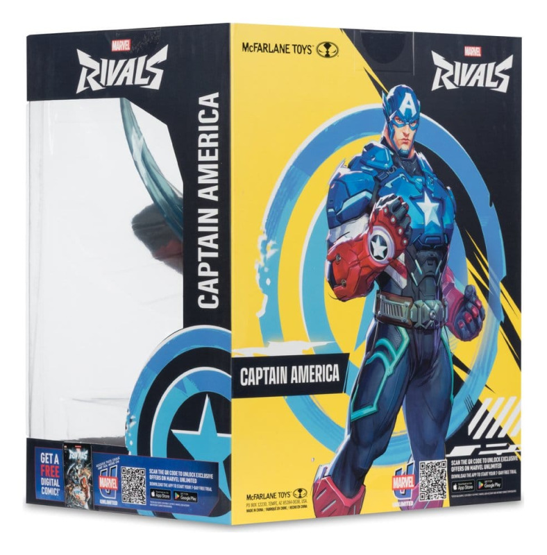 Marvel Rivals Collection 1/10 Action Figure Captain America 20 cm 8