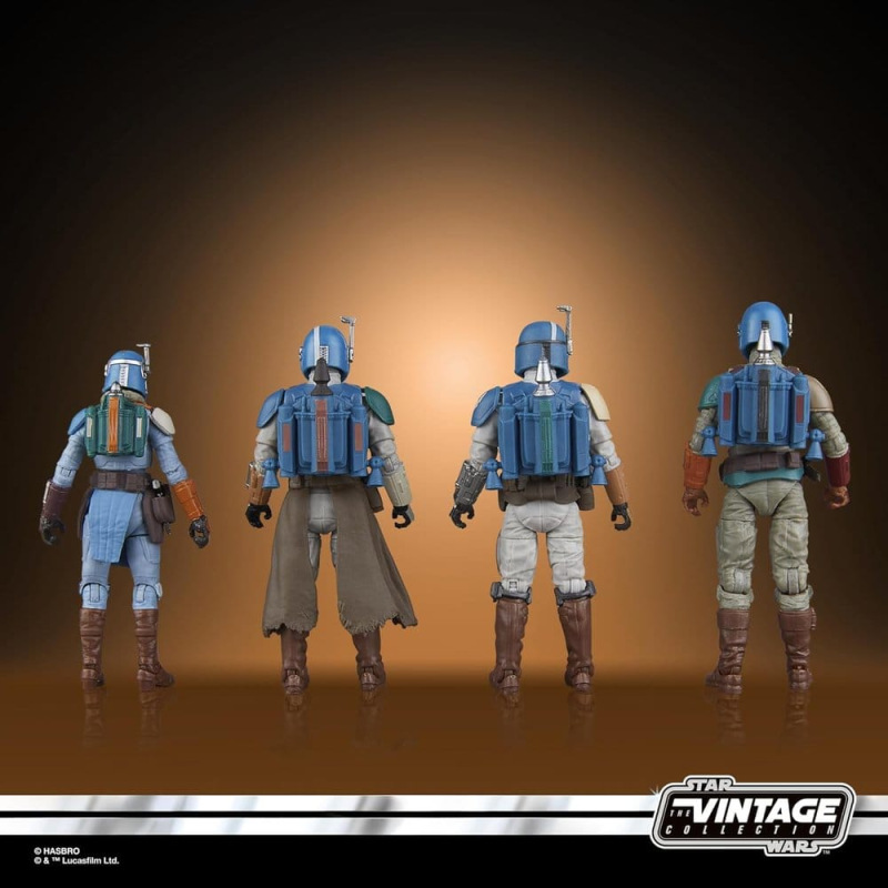 Star Wars The Mandalorian Vintage Collection Action Figure 4-Pack Mandalorian Shriek-Hawk 10 cm 1