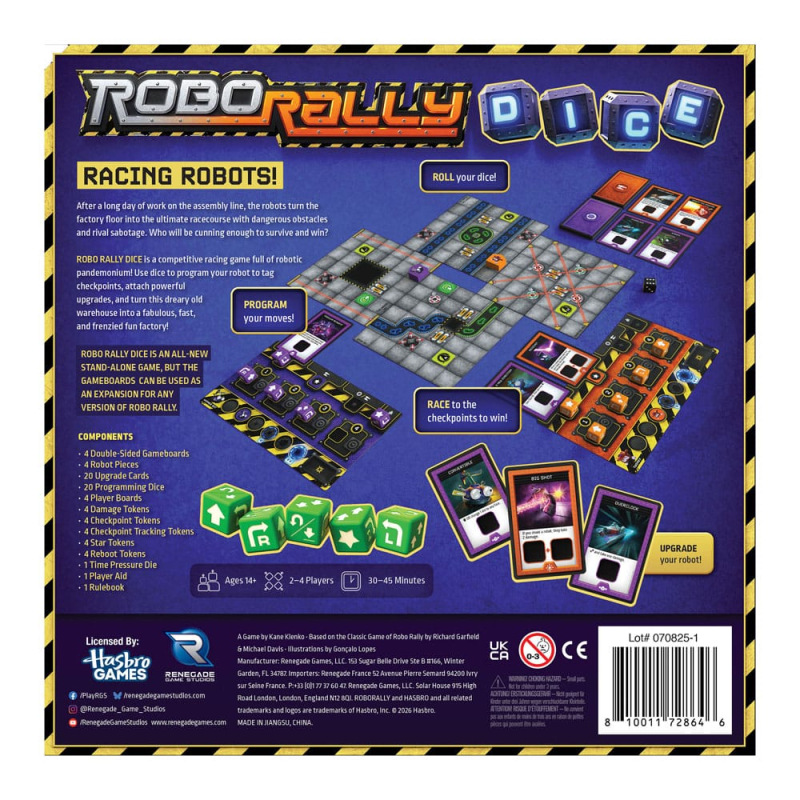 Robo Rally Dice Game Robo Rally Dice *English Version* 1