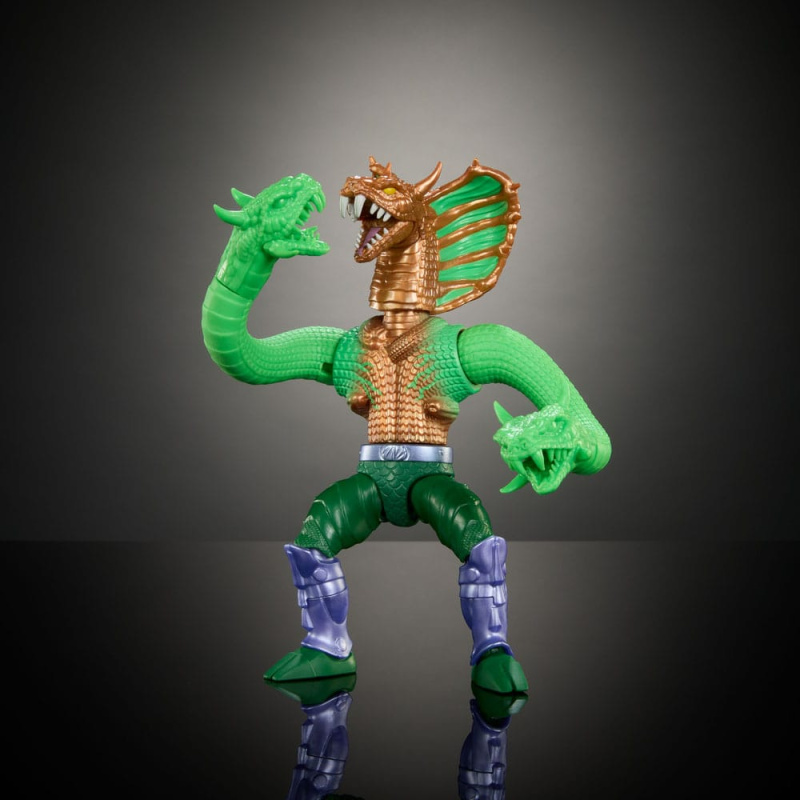 MOTU x TMNT: Turtles of Grayskull Deluxe Action Figure King Hiss 14 cm 3