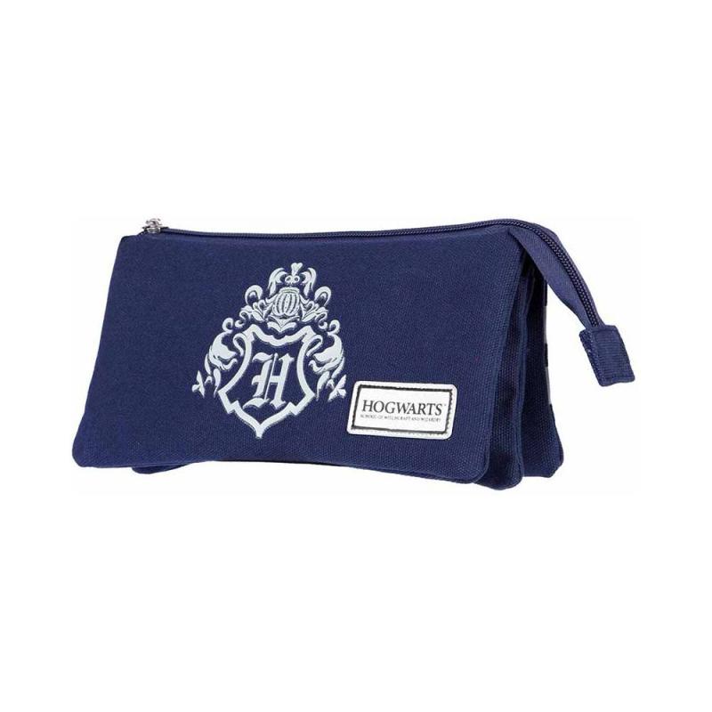 Harry Potter Pencil Case Hogwarts Logo Blue 1